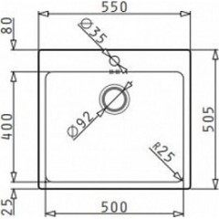 Maidtec Inset Ledge Ένθετος Νεροχύτης 55x50.5cm Inox Σατινέ 101061401 Maidtec Inset Ledge Ένθετος Νεροχύτης 55x50.5cm Inox Σατινέ 101061401